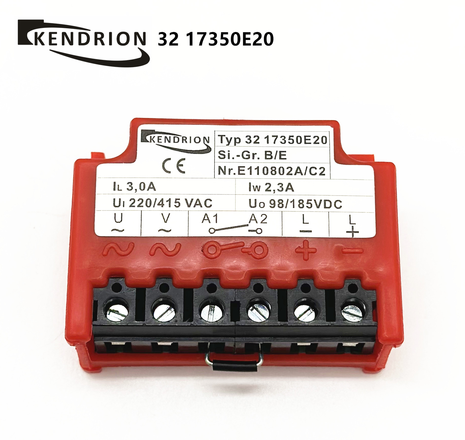 FOR KENDRION Typ 32 17350E20 220/415VAC 98/185VDC Overexcitation Rectifier