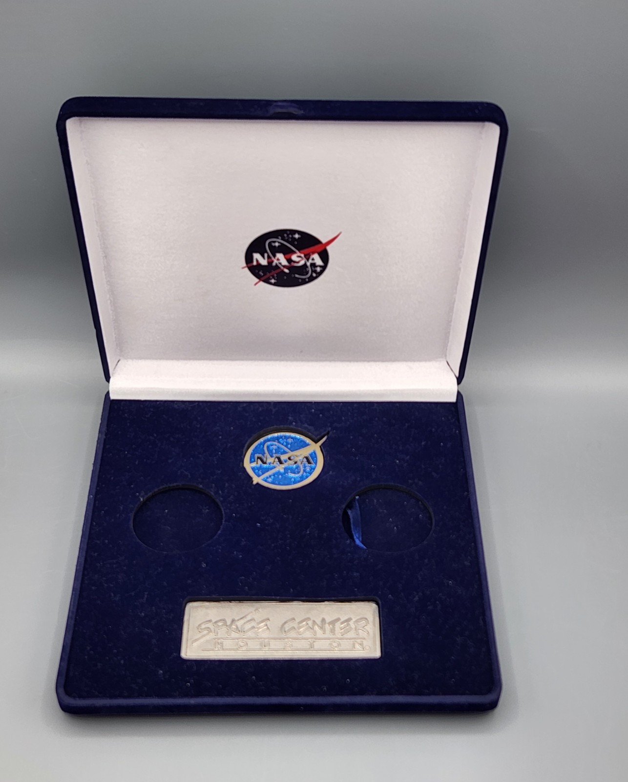NASA Space Shuttle Logo Vector Insignia  Vintage Coin Houston space center