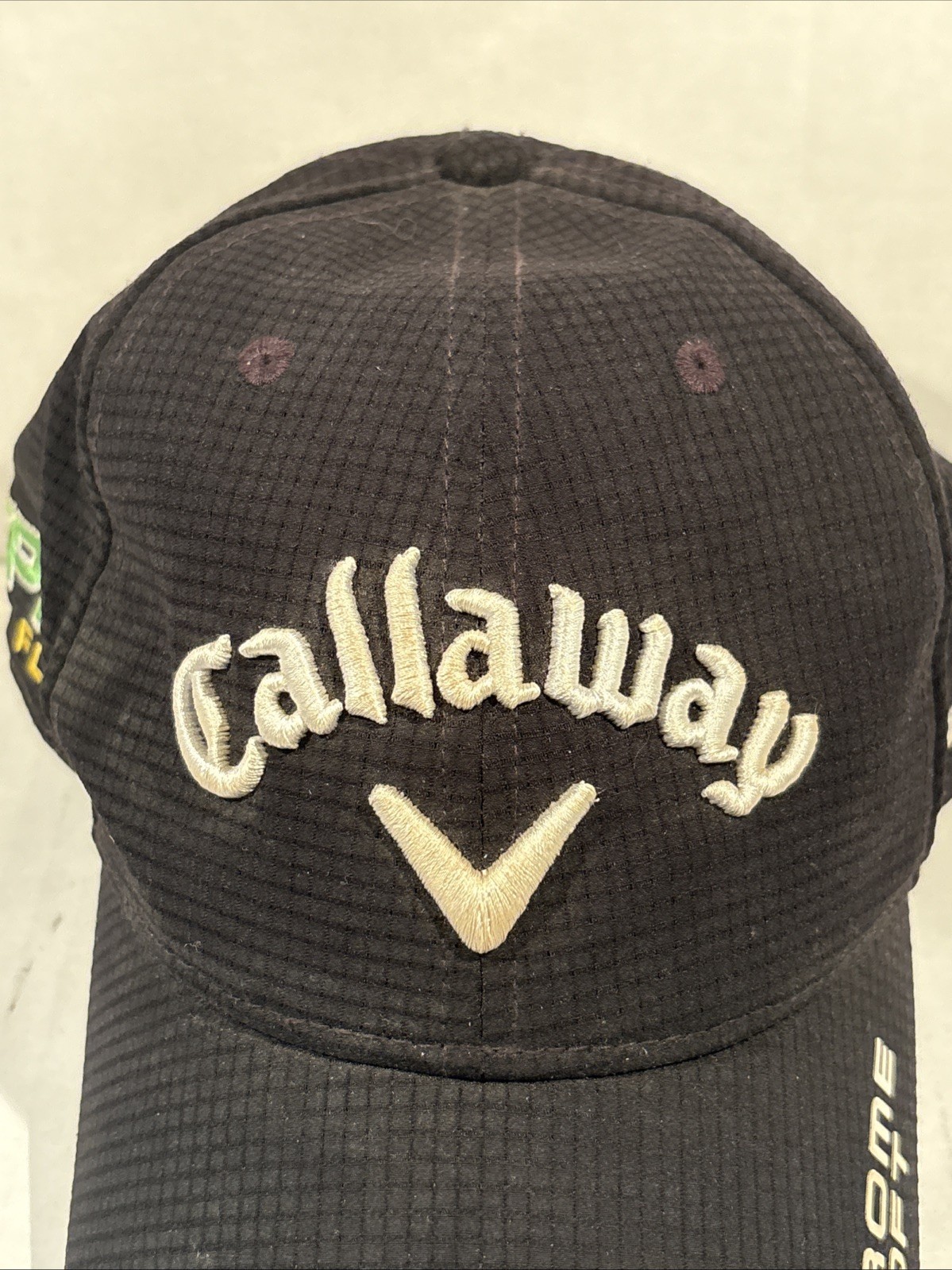 Callaway Epic Flash Golf Hat Apex Chrome Odyssey Soft Black Strapback Polyester