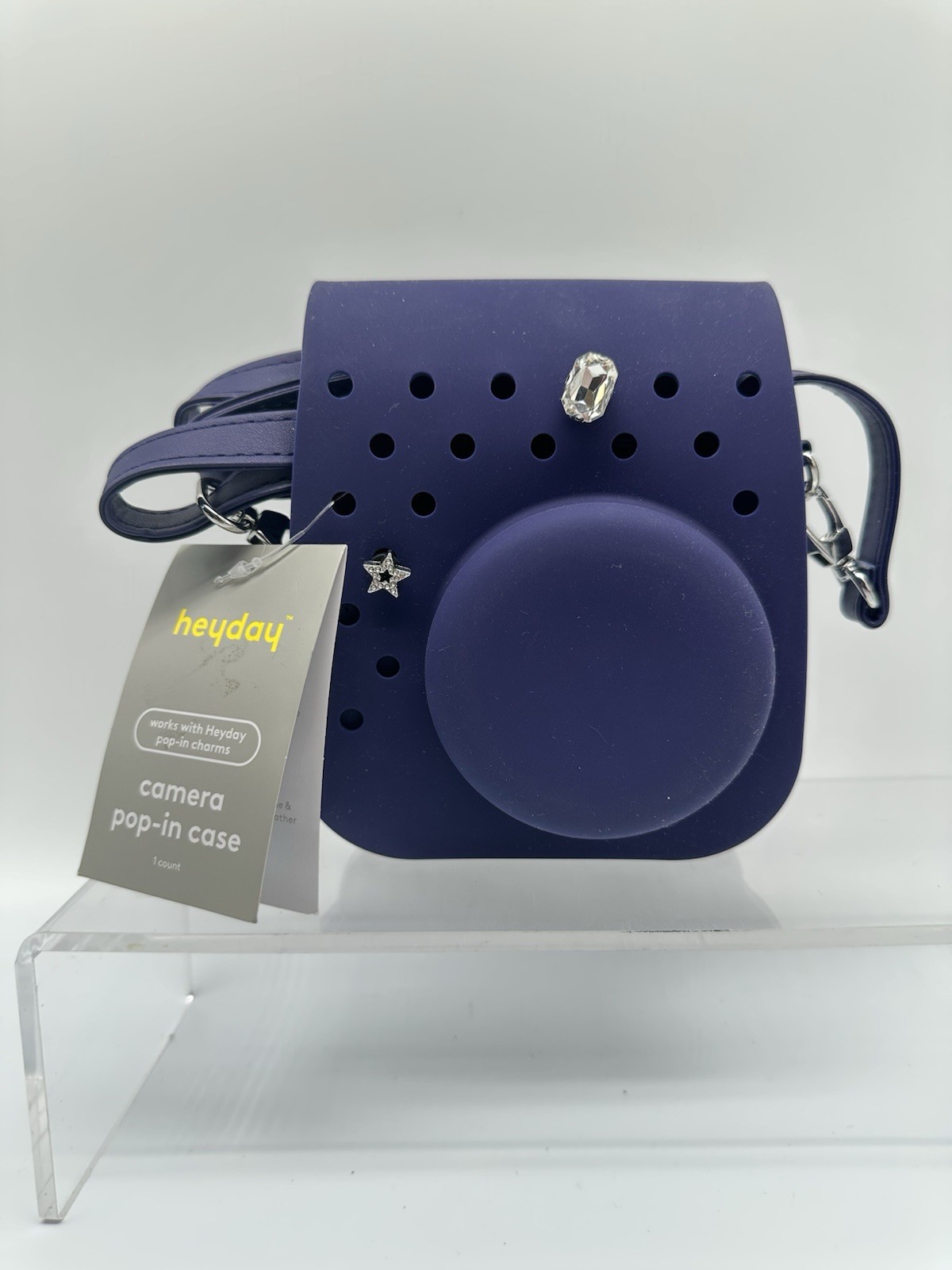 Heyday Pop In  Camera Case With Charms, Fits Fujifilm Instax  Mini 12, New