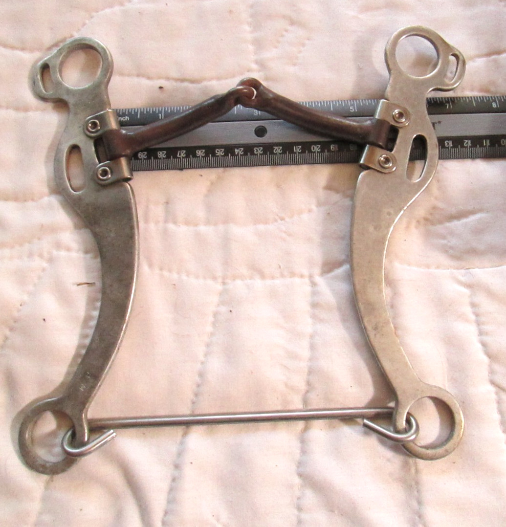 5" BIT MAKER SWEET IRON WESTERN BIT 8 1/2" SHANK