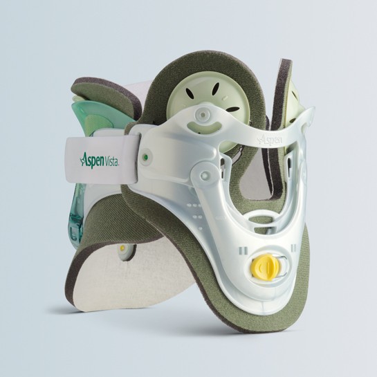 FGP BIVALVE CERVICAL COLLAR HEIGHT ADJUSTABLE WITH STERNAL SUPPORT ASPEN VISTA M