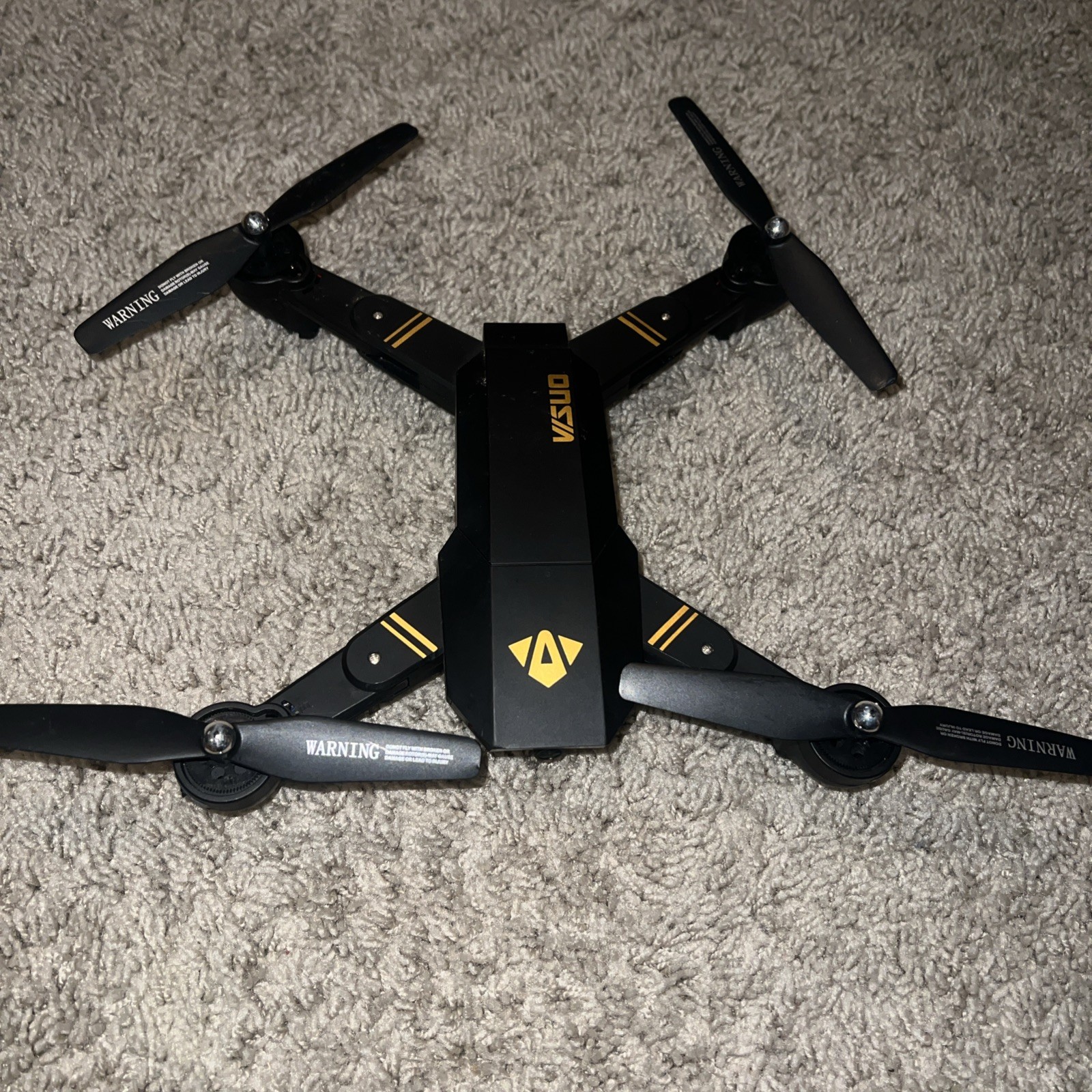 3G Visuo Siluroid Drone Quadcopter w/Camera Photo Video Gyro Light Untested