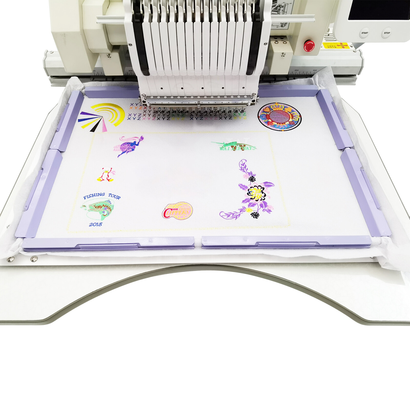 Automatic Commercial DIY Personalized Embroidery Machine Single Head 15 Needles