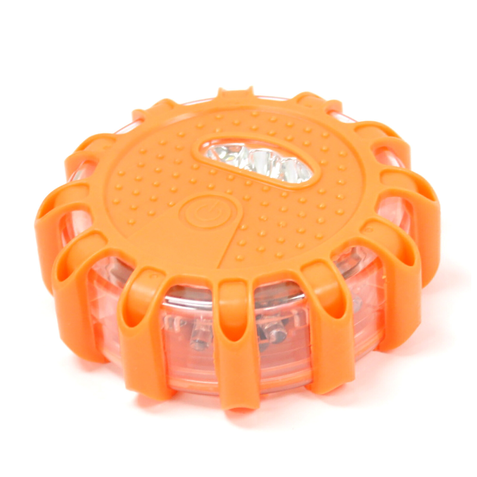 LED Safety Flare Emergency Warning Disc Light Flashing Roadside Beacon