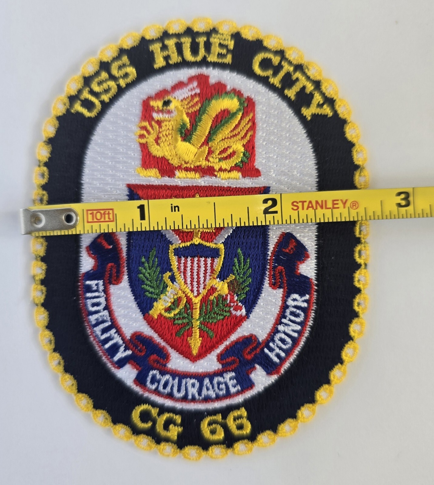USS Hue City CG 66 Patch Embroidered US Navy Military Patch