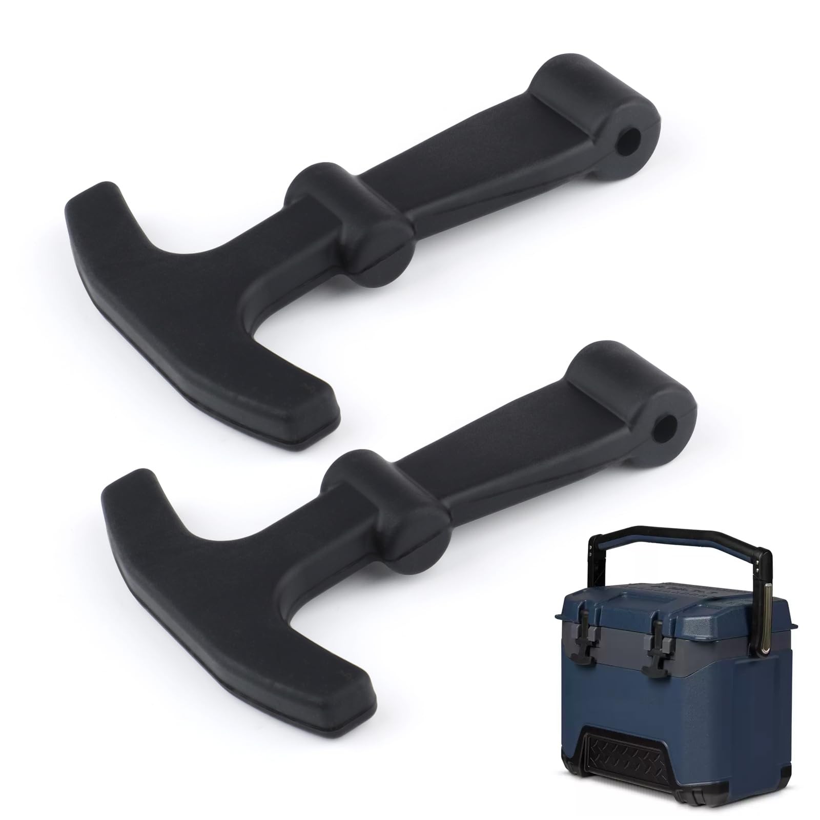 2Pcs Replacement Lid Latches for Yeti and RTIC Hard Coolers,Durable Rubber