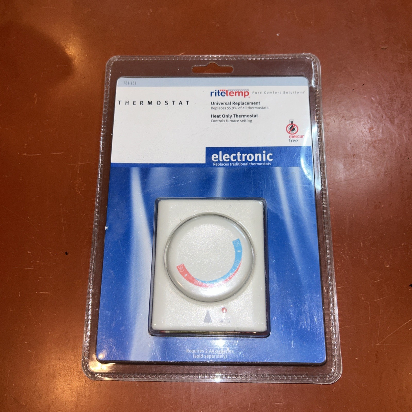 Ritetemp Heat Only Thermostat Universal - Model 8095