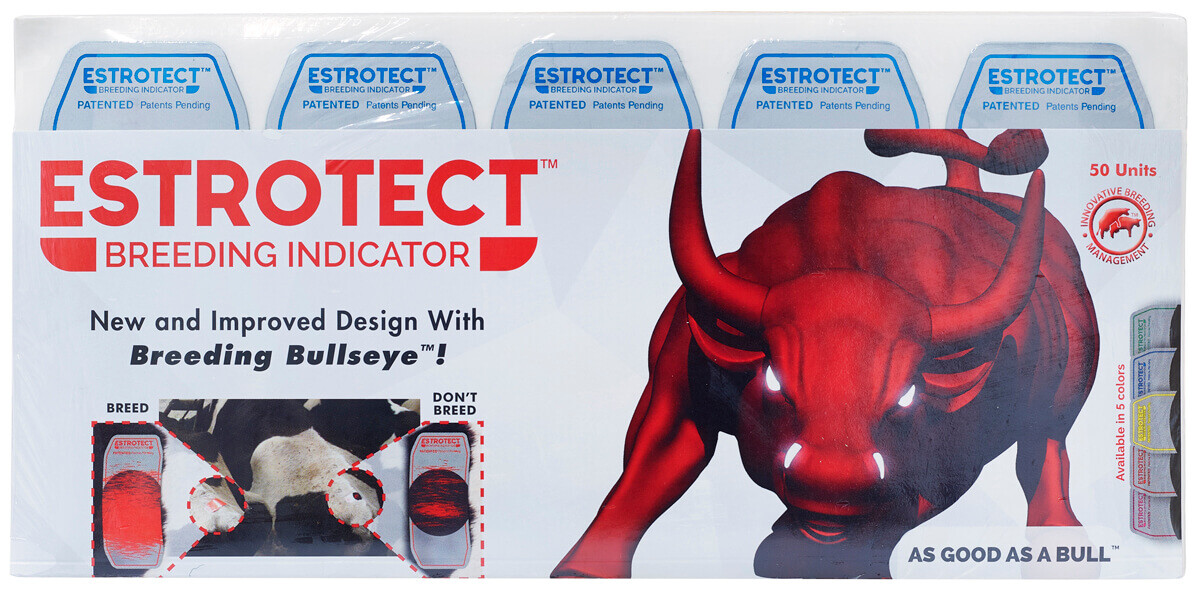 Estrotect Heat Estrus Detector Patches 50 Count Blue