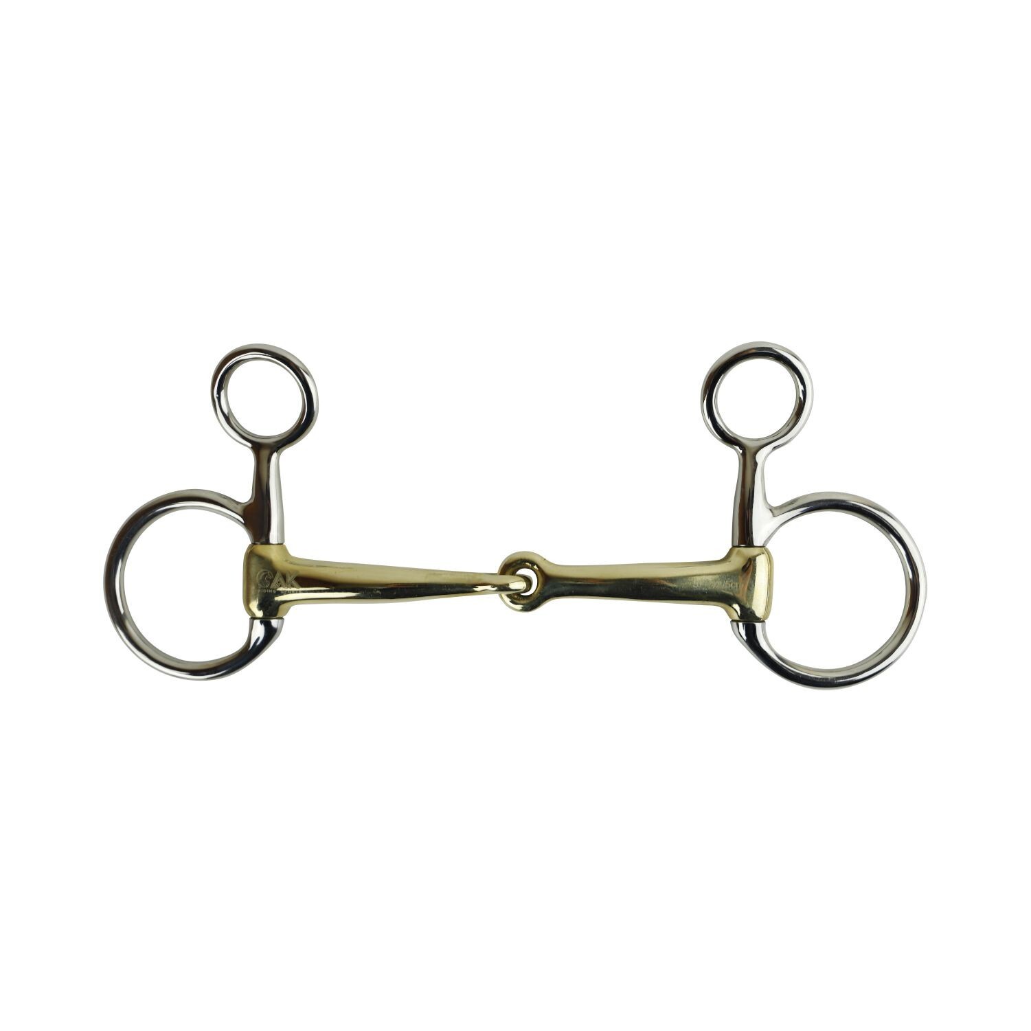 AK Hanging Cheek / Baucher Snaffle Bit in German Silver