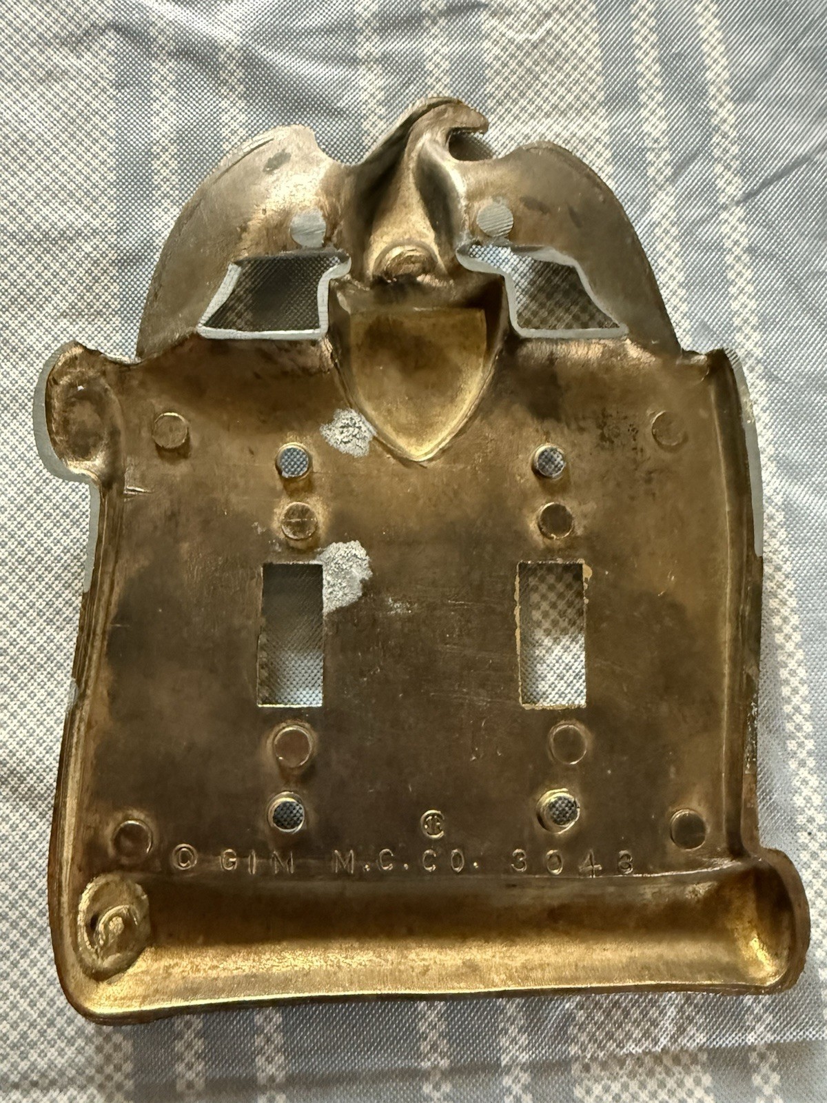 Vintage Eagle Light Switch Covers (2)