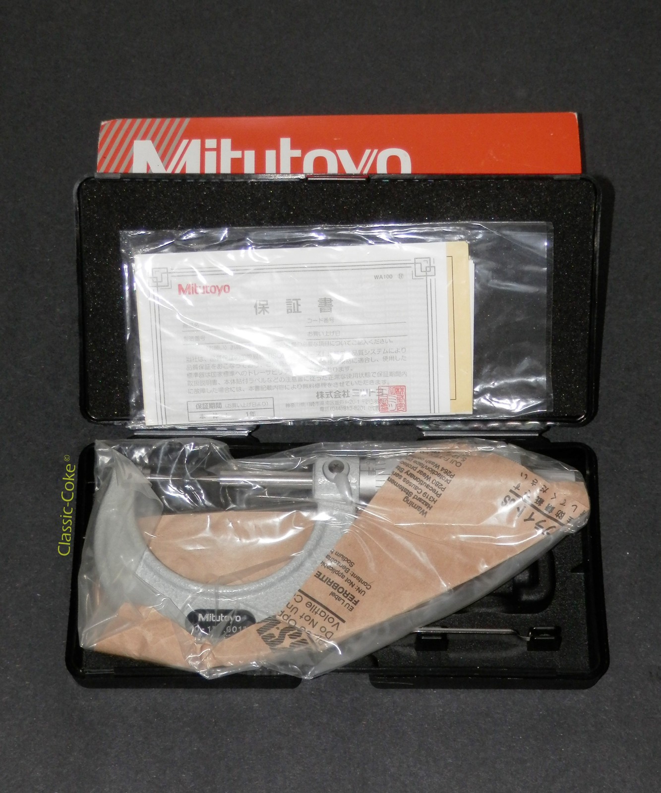 🆕 🇯🇵 Mitutoyo 112–189 15° Carbide Point Micrometer 0–1" 0.001" Grad ⭐⭐⭐⭐⭐