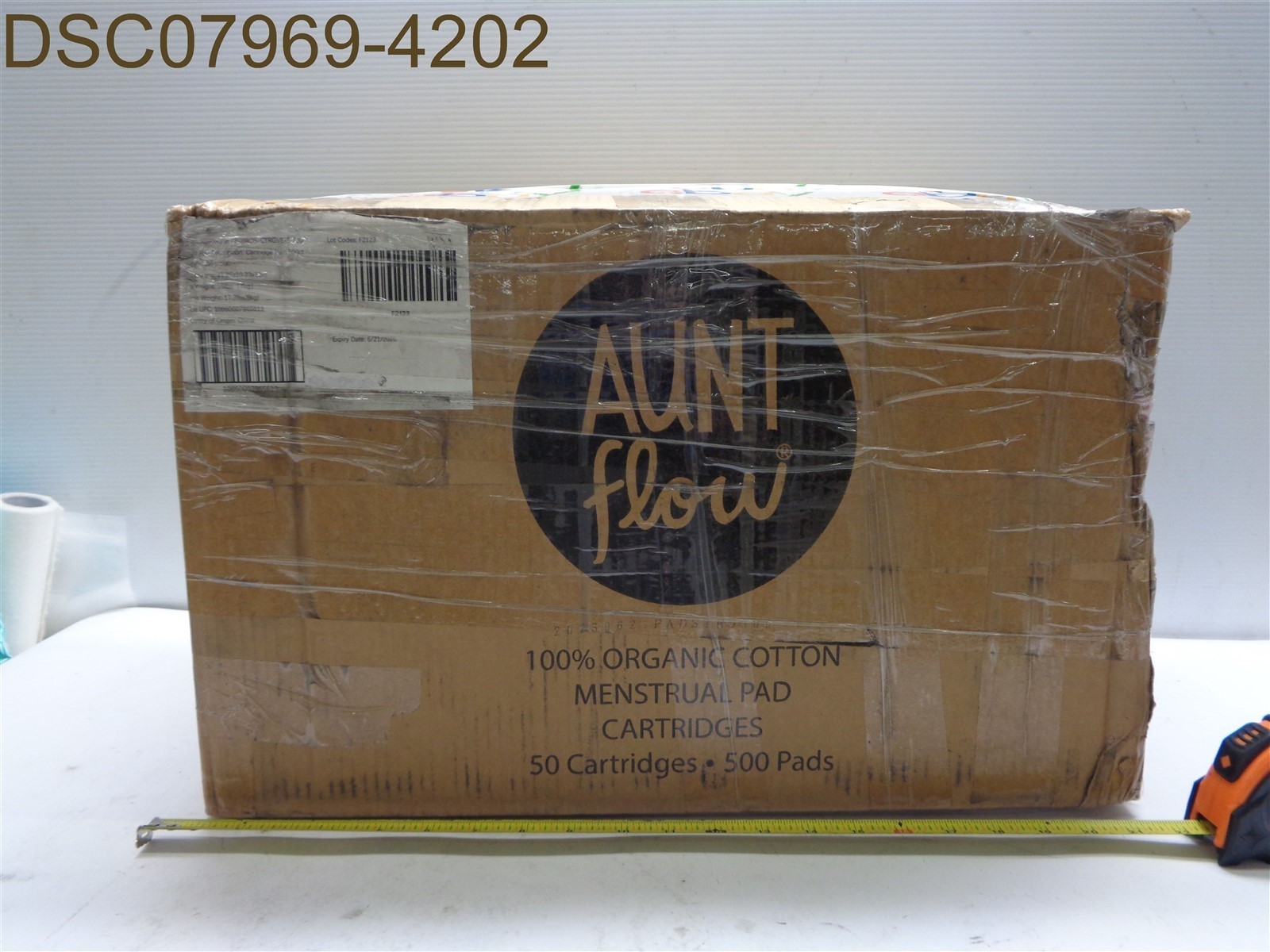 Qty=500ct: Aunt Flow Cartridge Pads