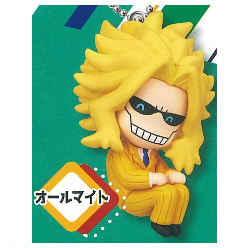 All Might My Hero Academia MHA Mini Small Figure Strap Keychain Charm Authentic