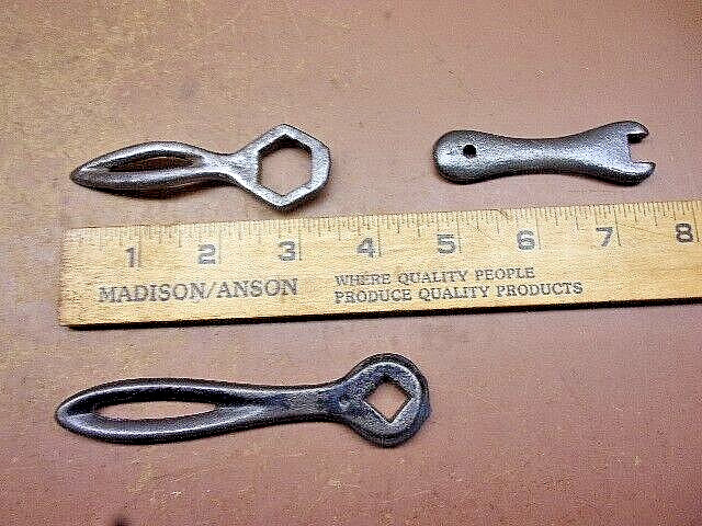 Three (3) Small Machinist's Wrenches Tailstock Lathe All Nice'n'Clean LQQK!