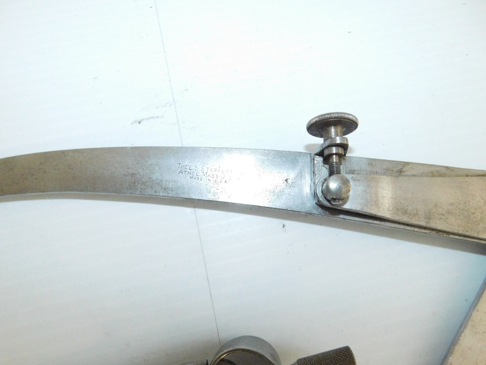 STARRETT LOCK JOINT TRANSFER TYPE OUTSIDE CALIPER & A MILLERS CALIPER (ASP65)