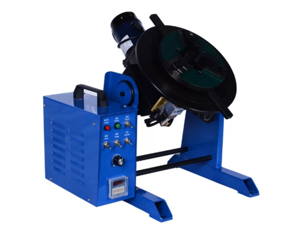 Automatic Welding Positioner, Foot-Operated Welding Turntable, 45 Degrees