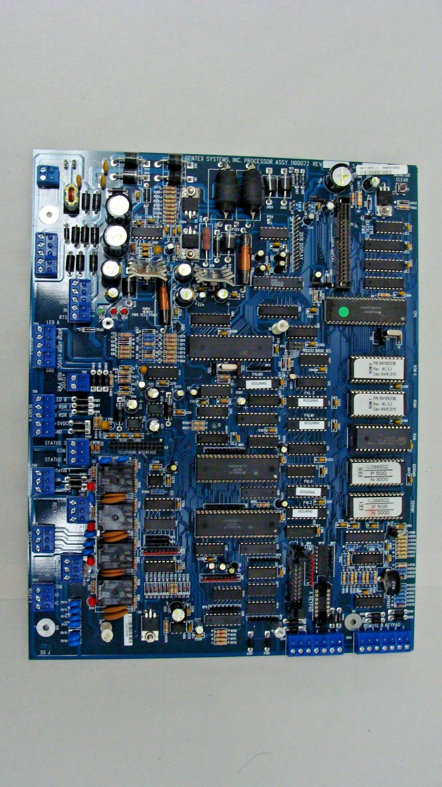 Sentex Infinity 1100072 Main Control Board