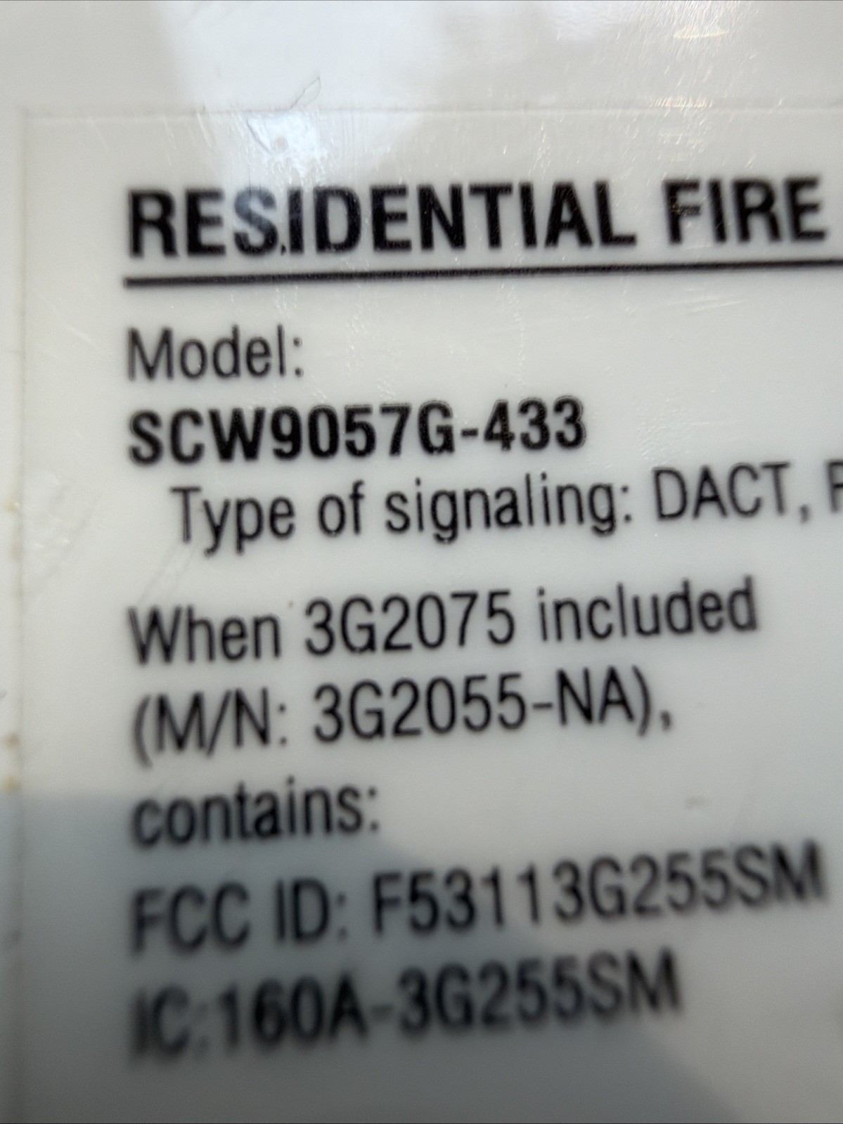 ADT Security Alarm System Bundle SCW9057G-433 Cannot Test Listed For Parts