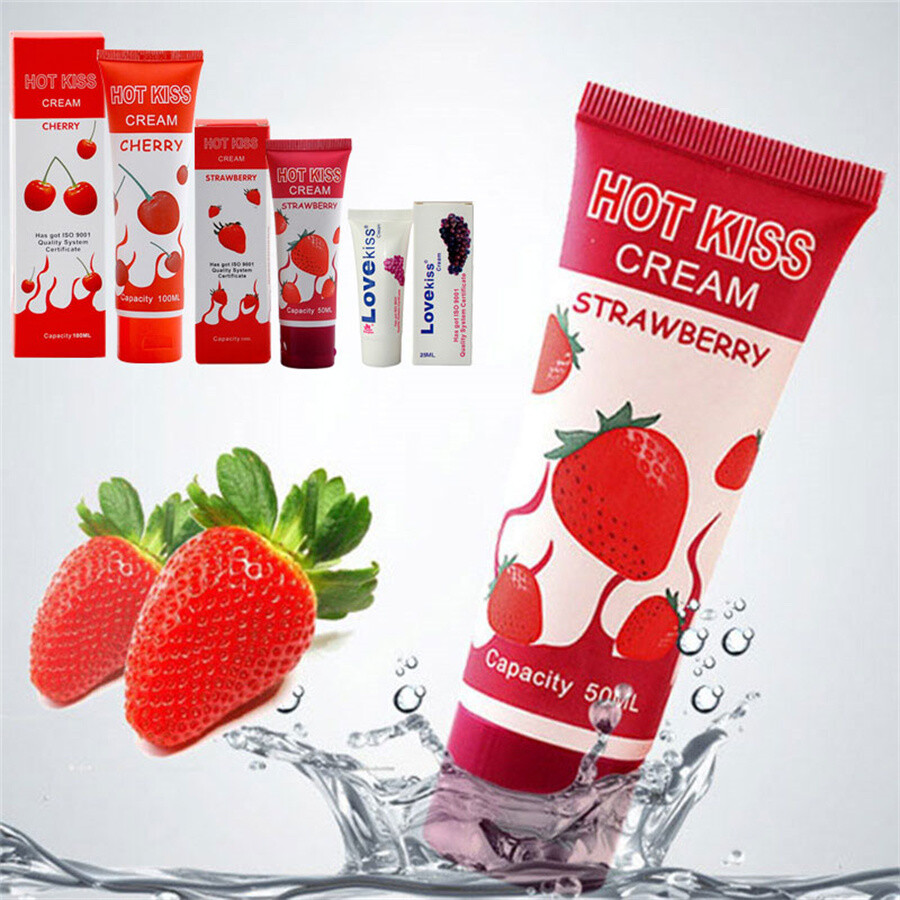 Edible Fruit Flavor Sex Lube Lubricant Gel Water-Based-Mild-Oral Sex-Massage Oil