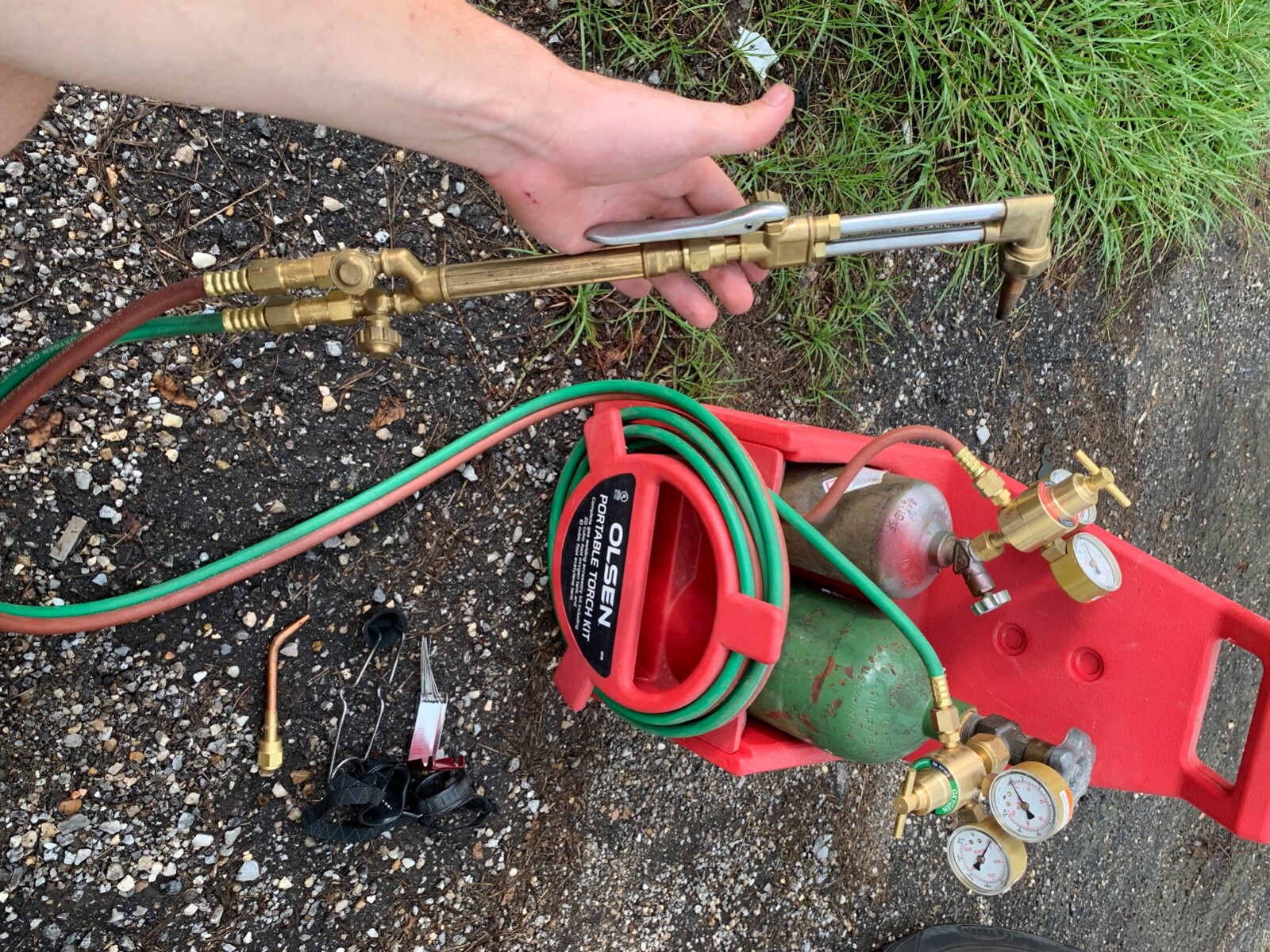 portable torch kit oxy acetylene 