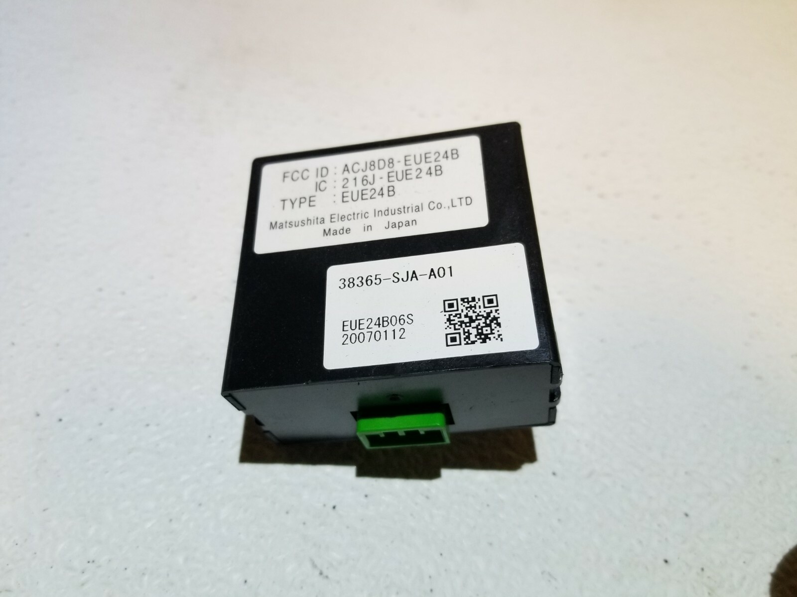 06 07 08 ACURA RL REAR TRUNK SECONDARY SMART CONTROL MODULE 38365-SJA OEM