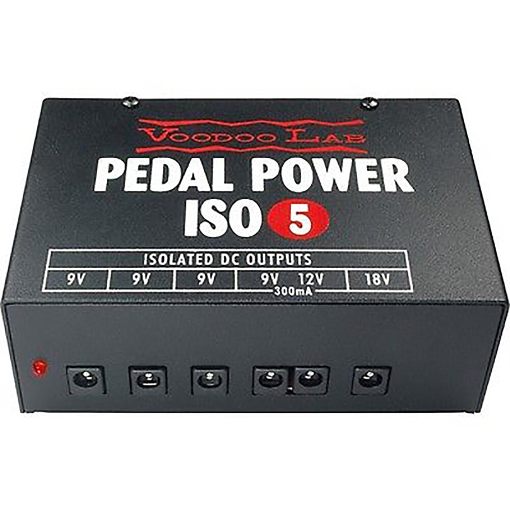 Voodoo Lab Pedal Power ISO 5 9V 12V 18V DC Pedal Power Supply