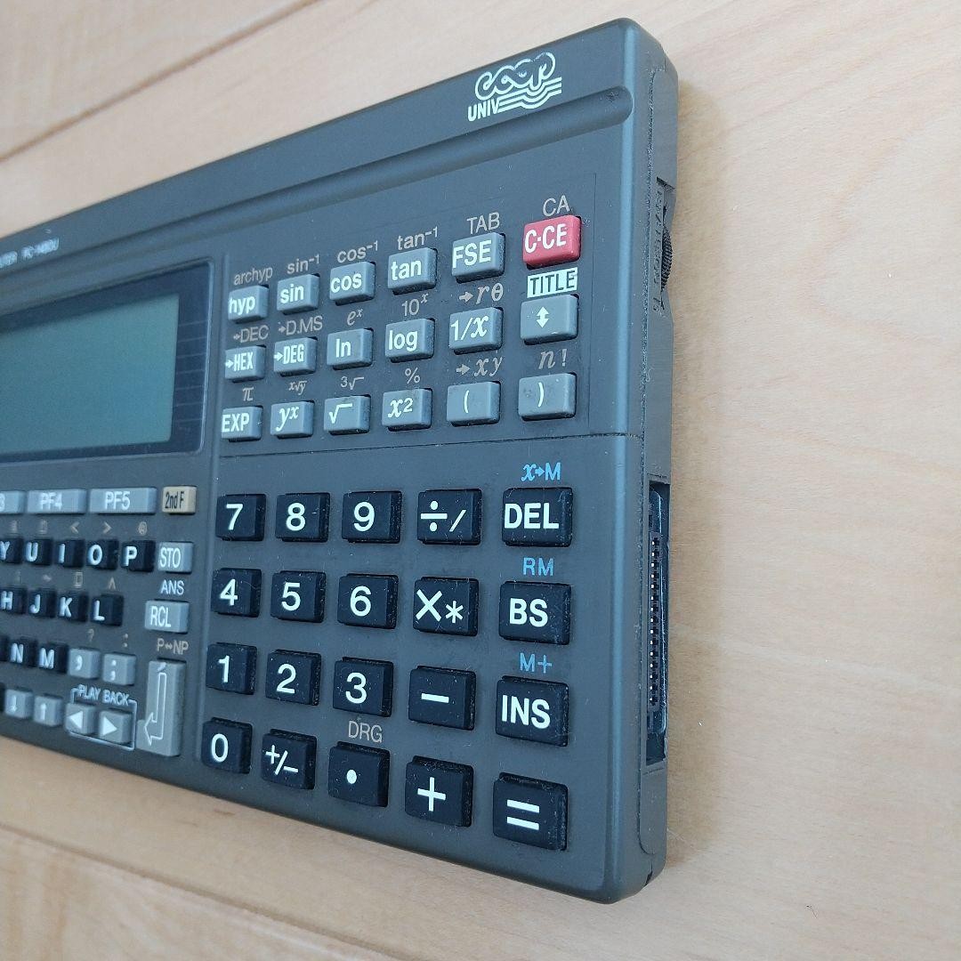 Sharp PC-1480U Pocket Computer Calculator Tested Working Japan