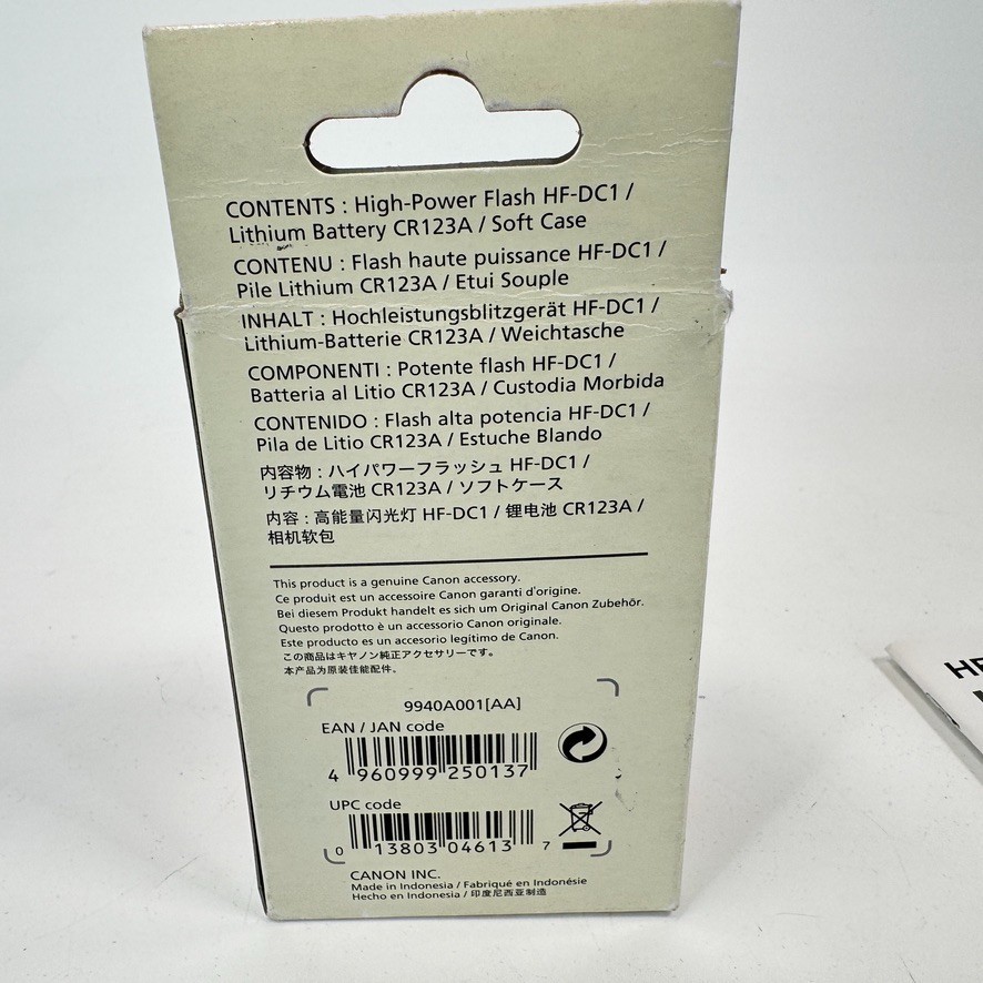 Canon HF-DC1 High-Power Flash for Canon PowerShot Camera