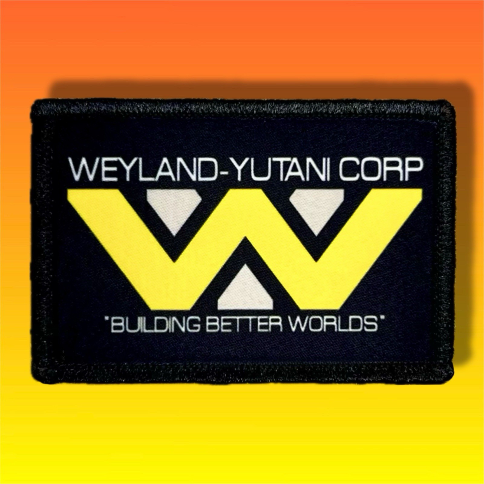 Alien Weyland Corp Morale Patch / Military ARMY Tactical Hook And Loop 948