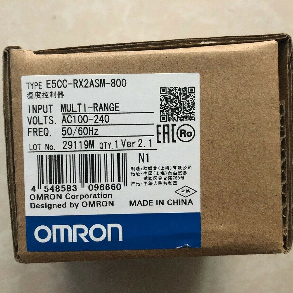 New Omron E5CC-RX2ASM-800 E5CCRX2ASM800 Temperature Controller In Box