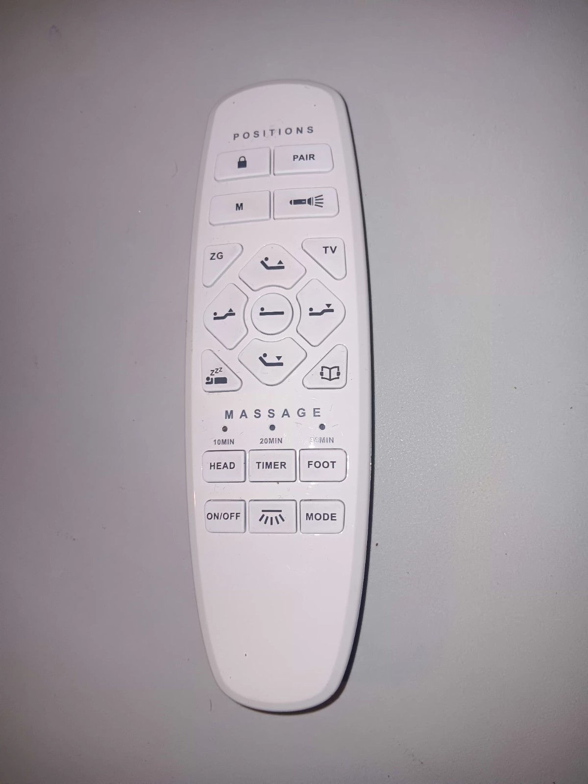 Lucid L600 Adjustable Bed Okin Model RF.27.19.33 Hand Remote Control