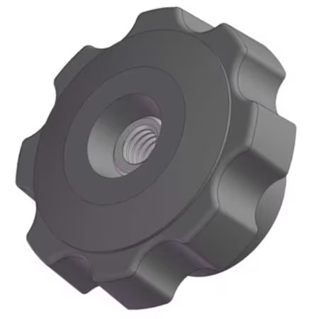 Innovative Components Gn5c----F7s--21 Fluted Knob Soft Touch, 5/16-18 Thread