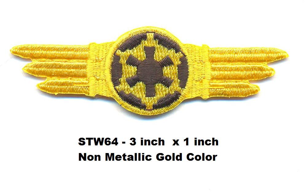 STAR WARS PILOT GOLD WINGS PATCH - STRW64