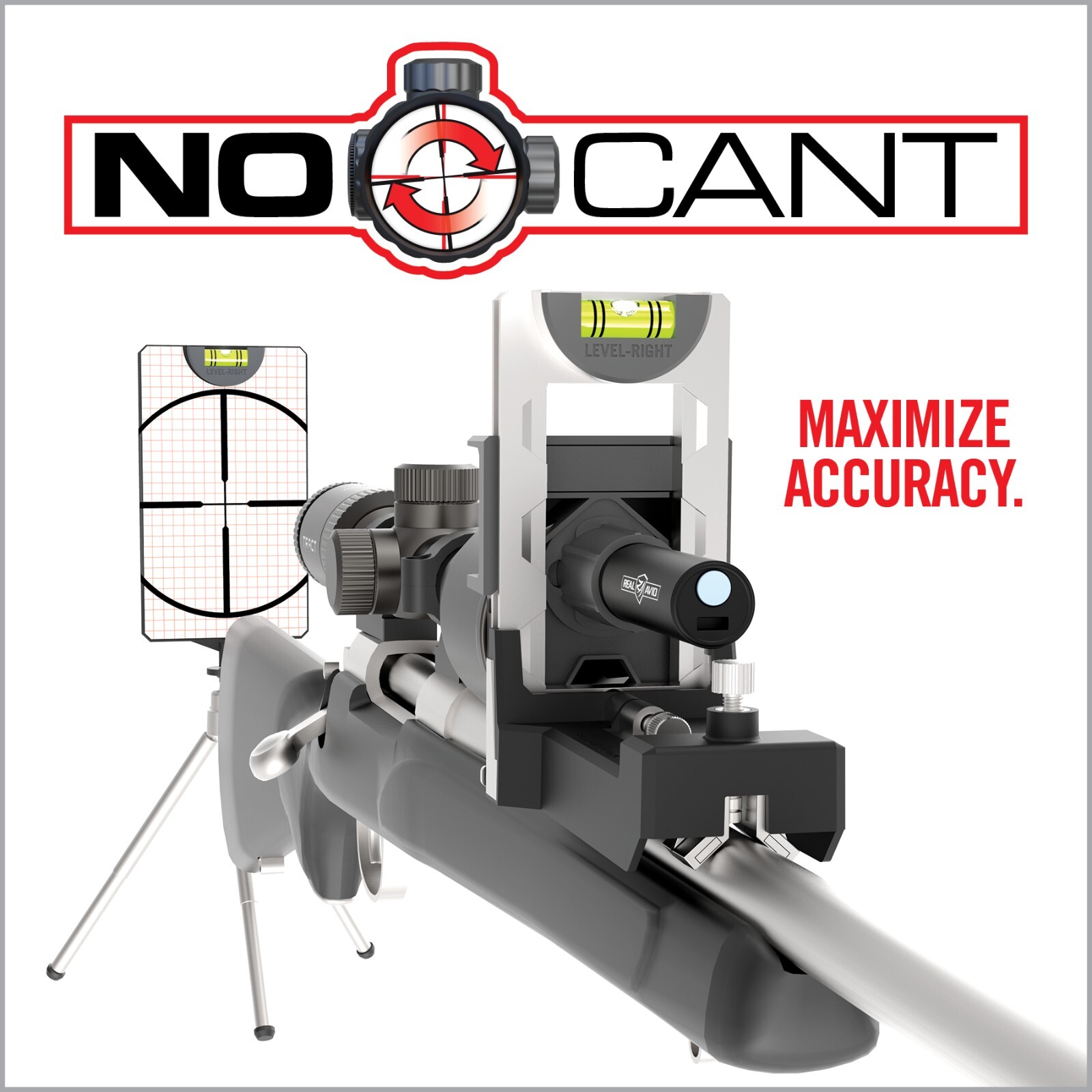 Real Avid Scope Leveling Kit & Precision Scope Level System (AVLVLRSTCOMBO)