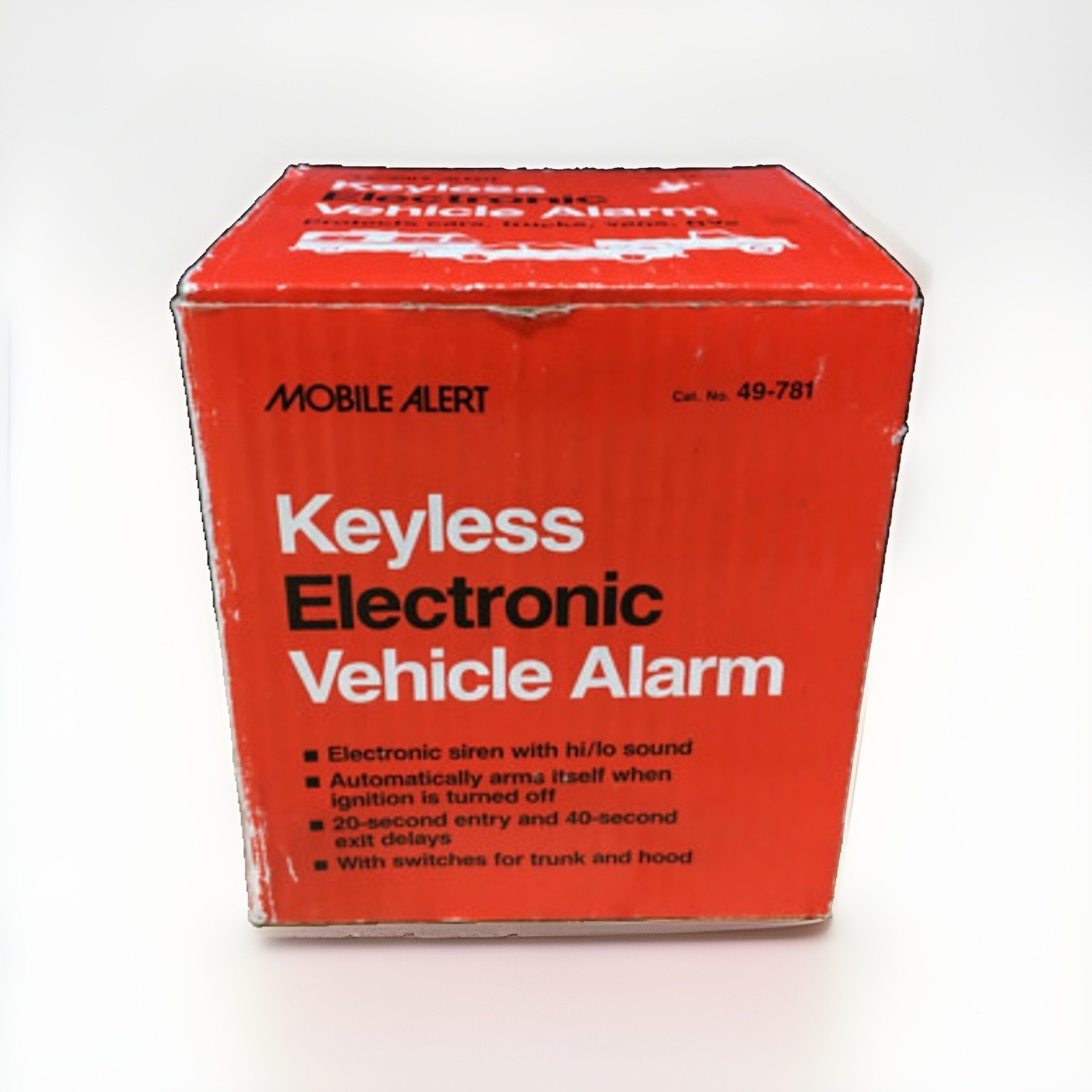 Vintage 1983 Radio Shack Mobile Alert 49-762 Vehicle Car Alarm Open Box NOS