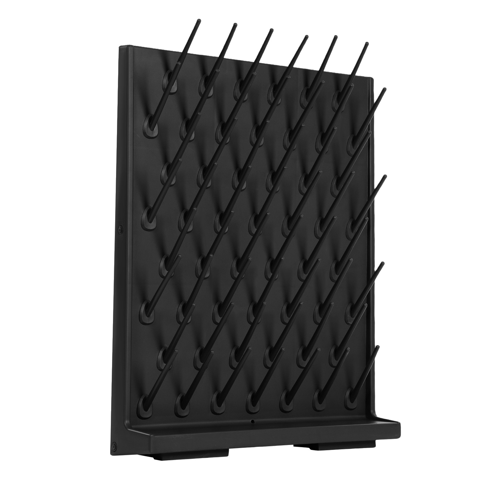 Lab Drying Rack Lab 52 Columns Removable Glassware Drying Rack PP Draining Rack