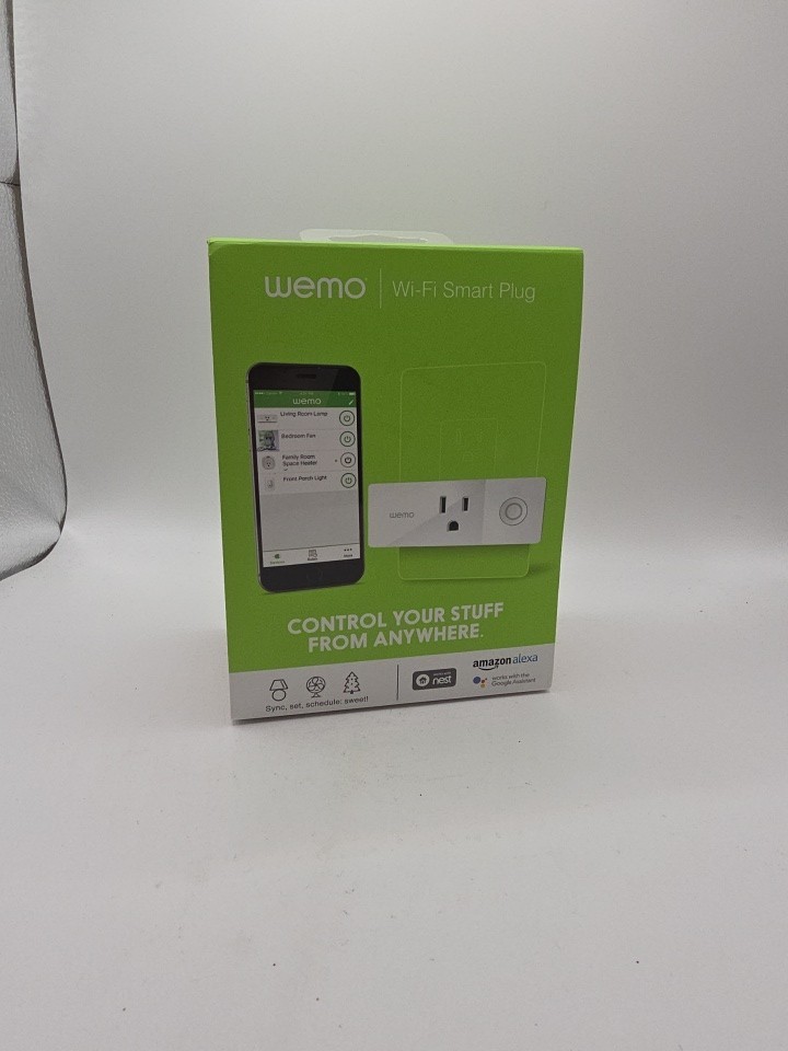 WeMo F7C063 WiFi Smart Plug with Alexa Google Assistant and Apple Homekit