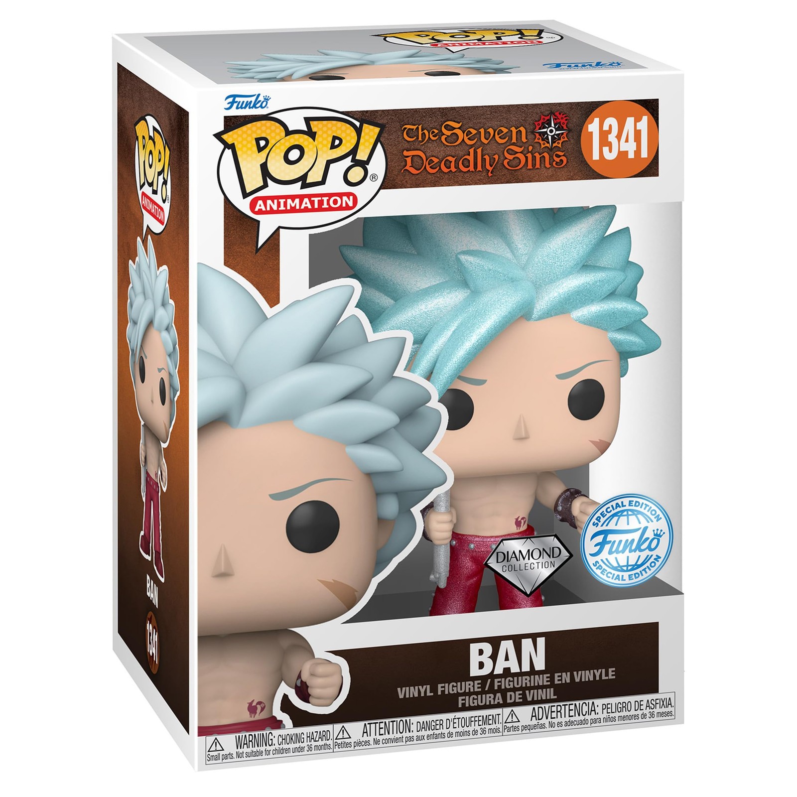 Funko Pop!: The Seven Deadly Sins: Ban (Diamond) Previews Exclusive