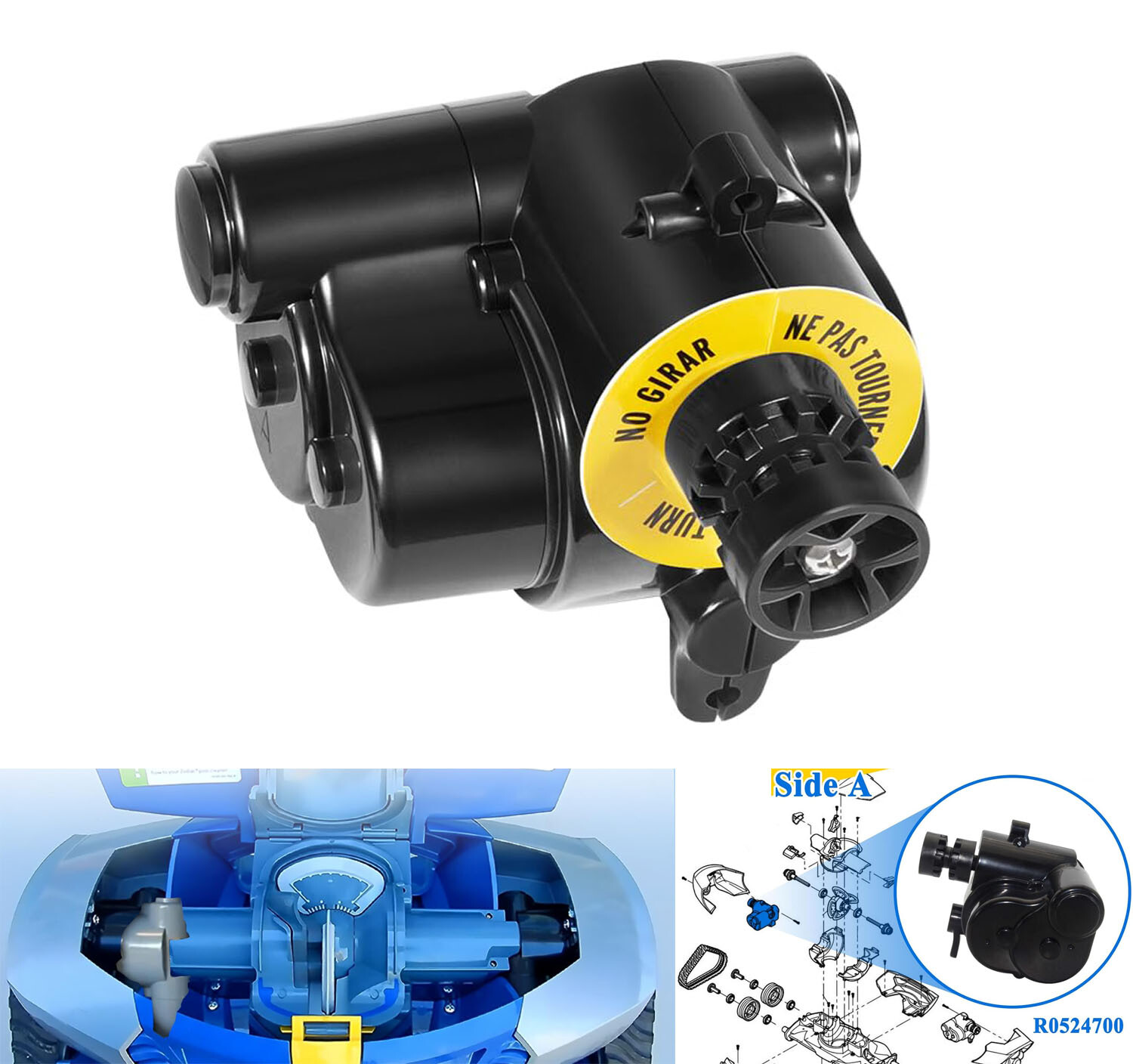 R0524800 Side A Direction Control Device For Zodiac Baracuda MX8 and MX8 Elite