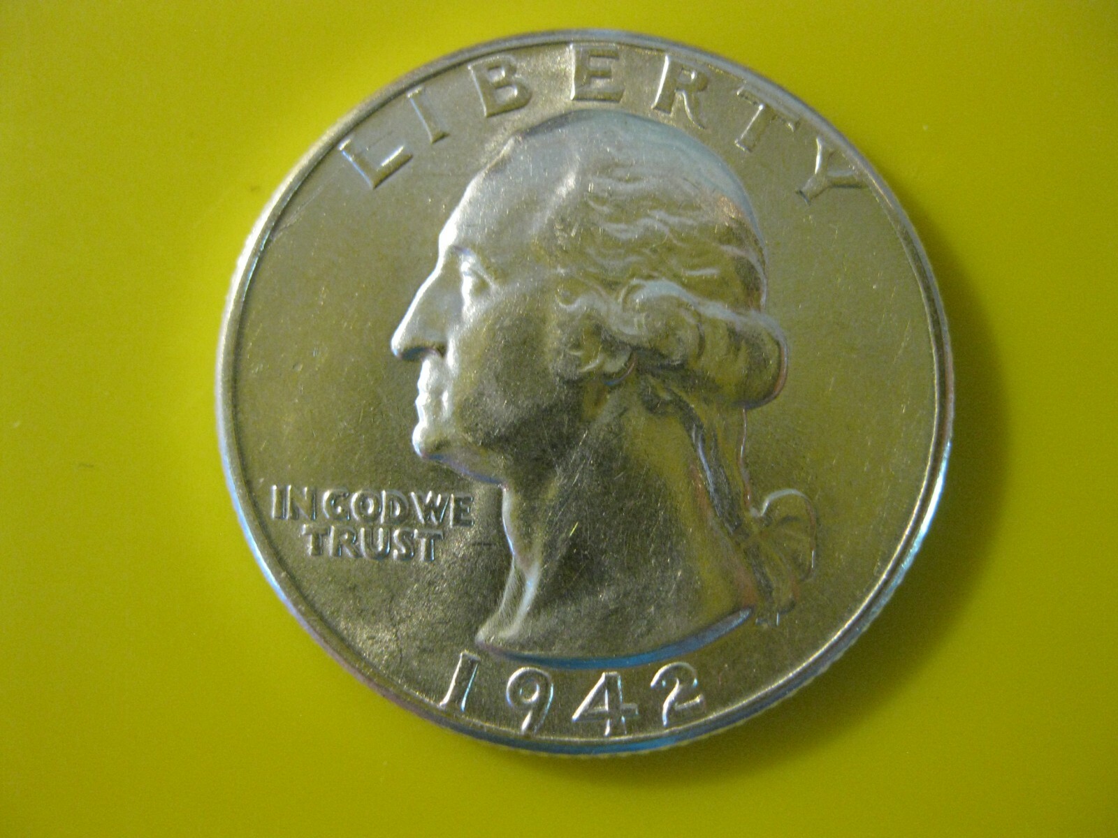 1942 Washington Quarter Dollar Ch/Gem BU