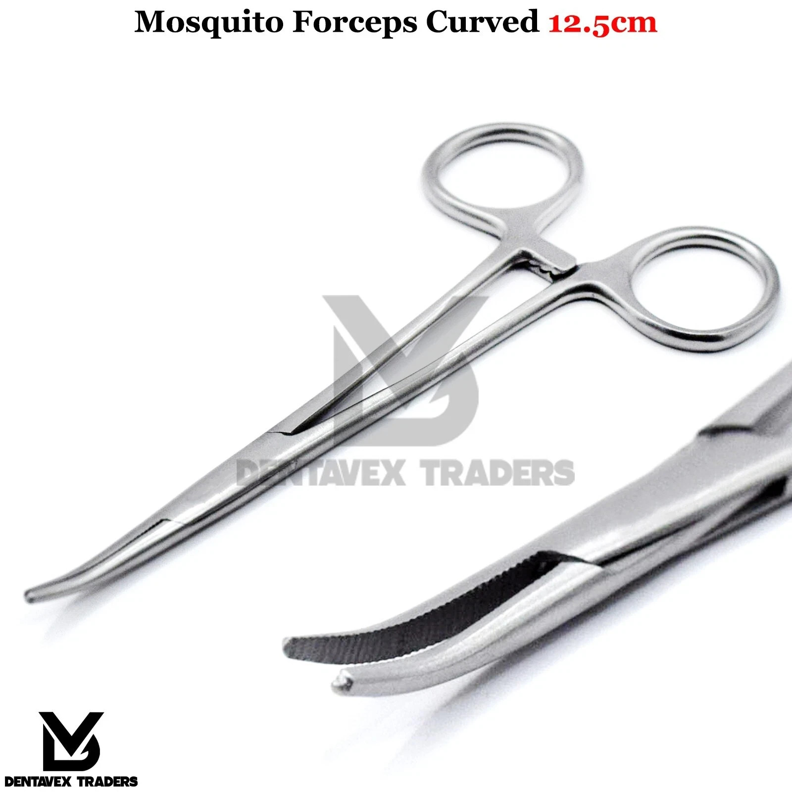 Curved Mosquito Hemostat 5" – Surgical Arterial Clamp Locking Forceps CE