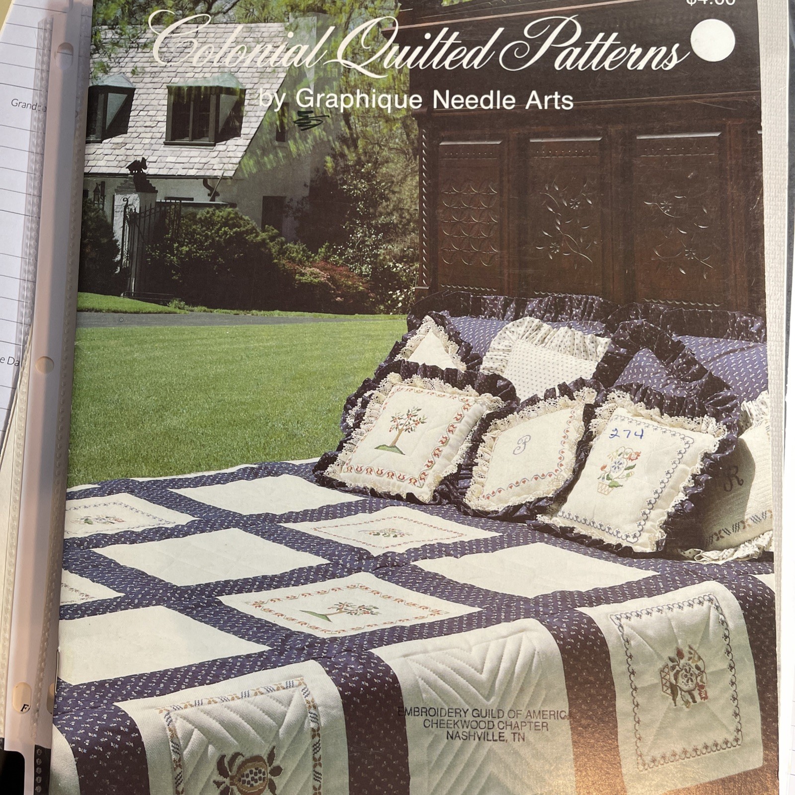 Colonial Quilted Patterns Book By Graphique Needle Arts
