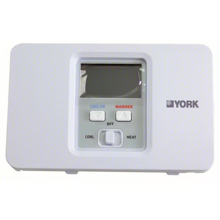 York S1-Thec11ny Thermostat, 1Heat/1Cool Stage, Non-Program