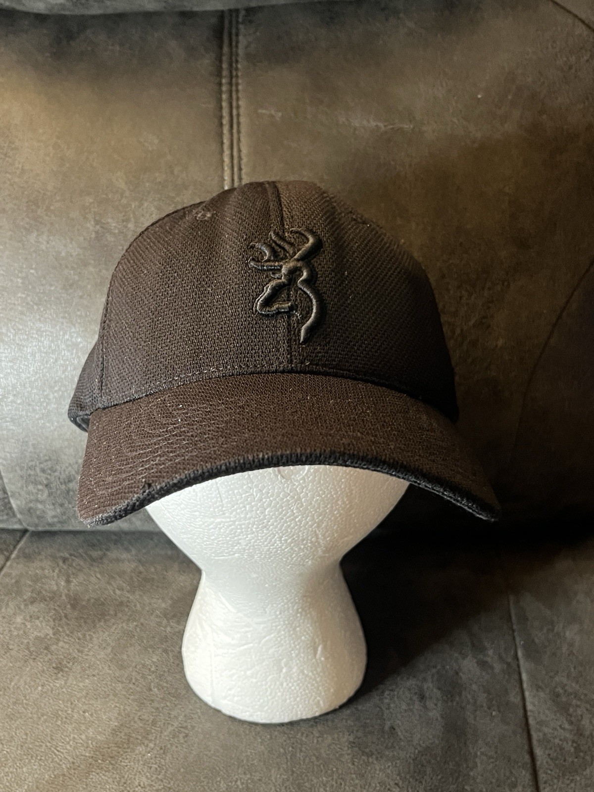 Browning Flexfit L/XL Hunting Hat Cap Black W/ Logo