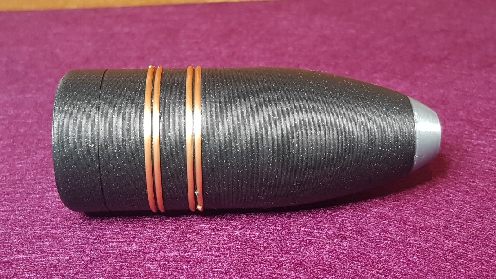 1 pounder shell 37mm "pompom" (French). Plastic replica, 3D printed Shell.