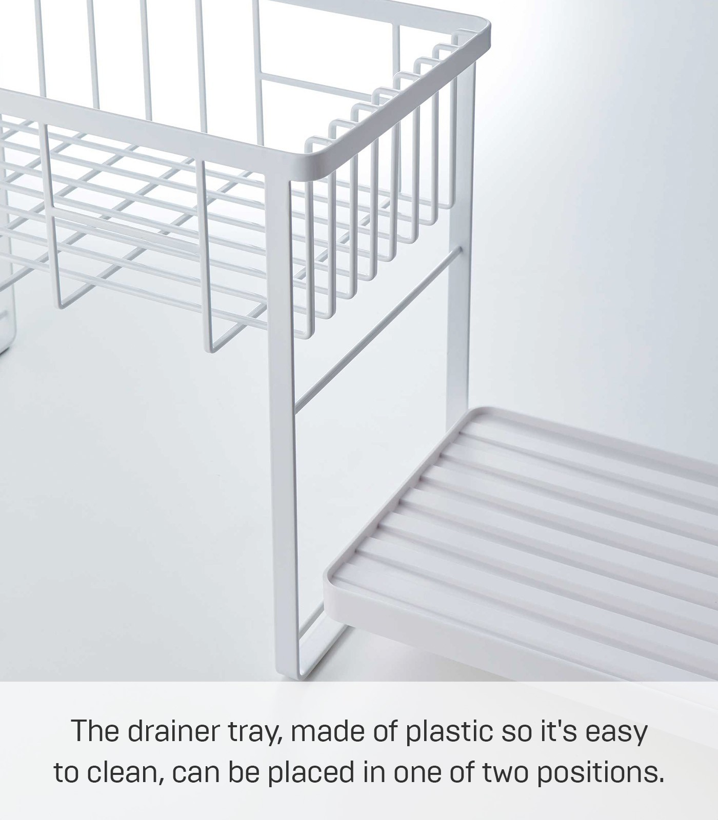 Yamazaki Home TOWER Two-Tier Wire Dish Rack