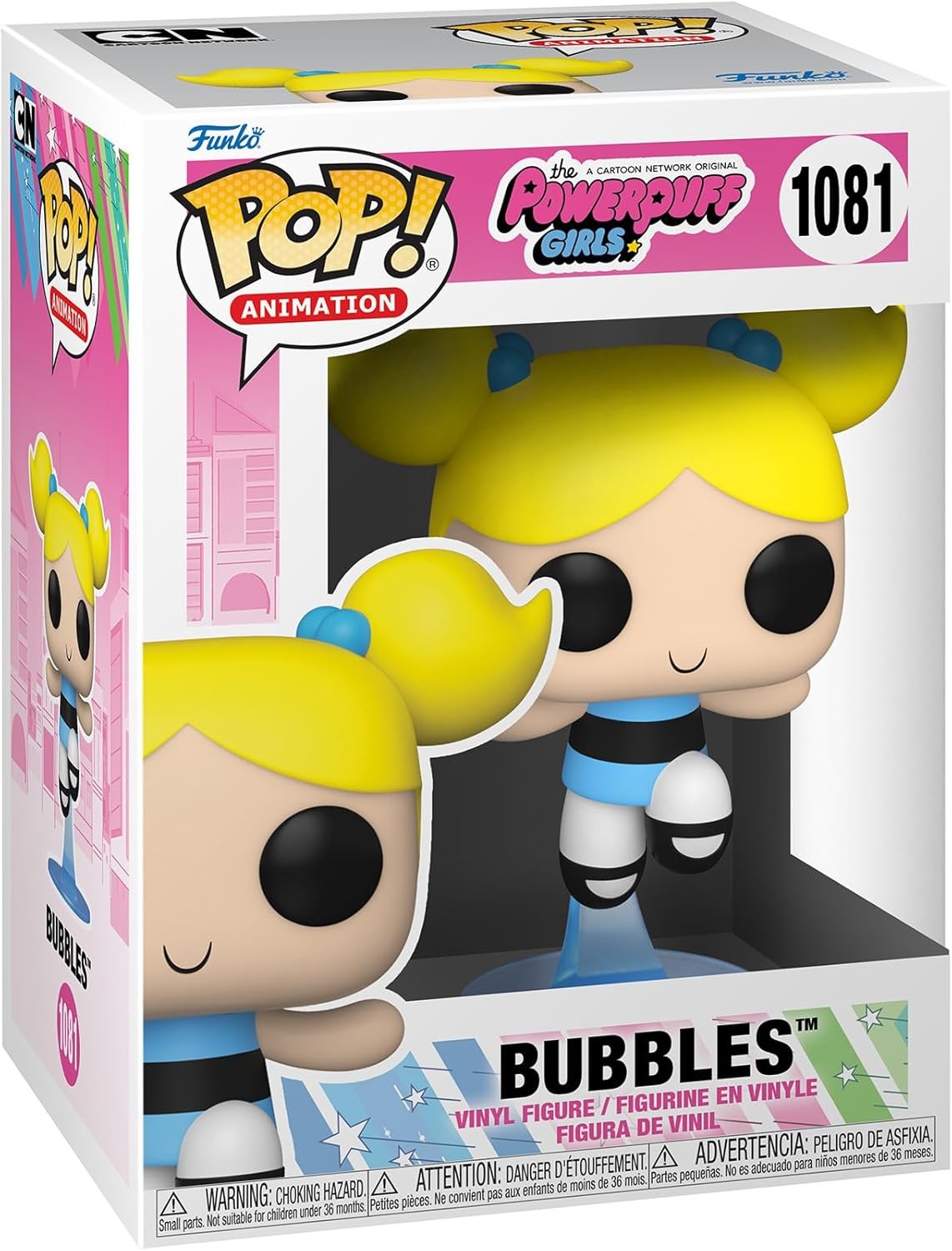 POWERPUFF GIRLS - BUBBLES - FUNKO POP - *DAMAGED BOX* 57776