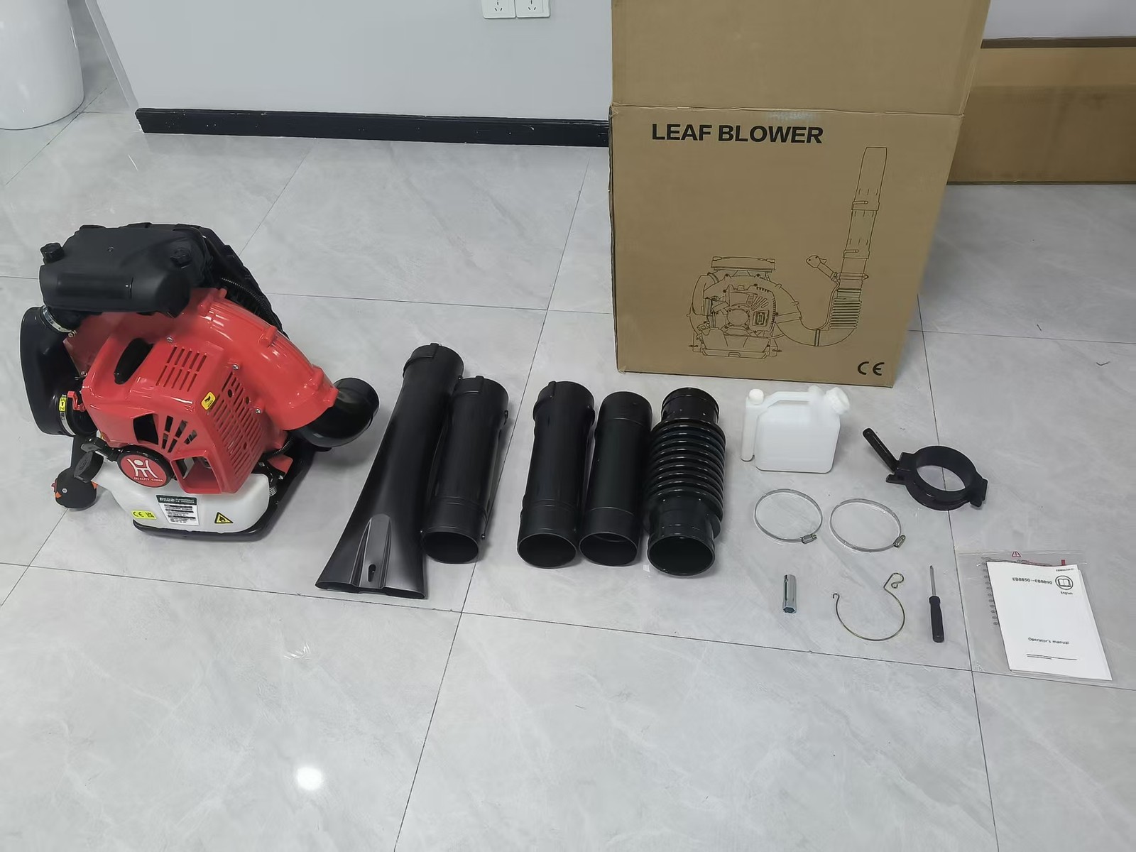Leaf Blower 75.6cc 2-Stroke Backpack Gas Powered Leaf Blower 847CFM 236 MPH NEW