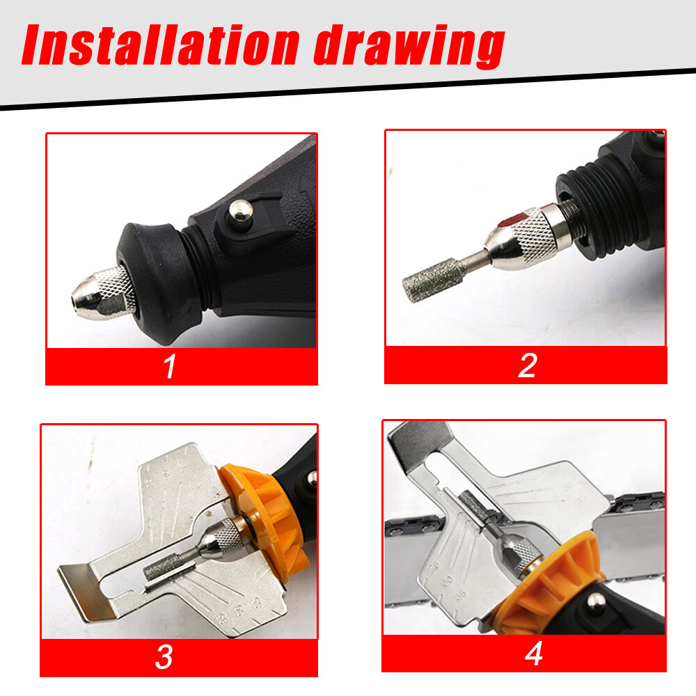 Chainsaw Sharpener Electric Grinder Chain Saw Grinder File Pro Tool Attachment